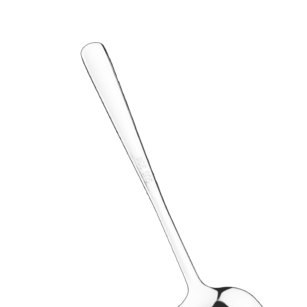 Large Serving Spoons 12 Inch Stainless Steel - Buffet Spoons Set of 6