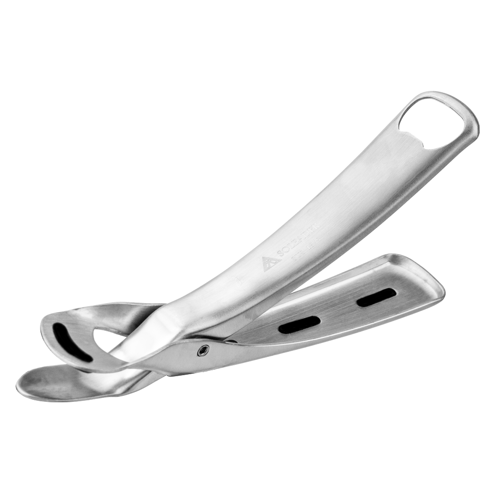 Hot Plate Gripper Stainless Steel - Anti-Scald Kitchen Pan Lifter Tongs 2 Pack