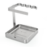 Pot Lid Holder Stainless Steel - Spoon Rest with Drip Tray Organizer