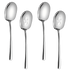 Large Serving Spoons Set 12 Inch - Stainless Steel Buffet Spoons 4 Pack